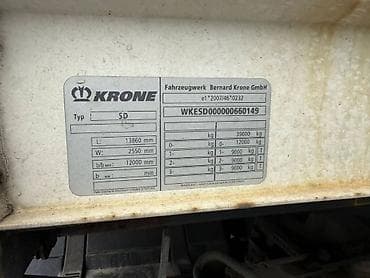 diski r19: Прицеп, Krone, Шторный — 9