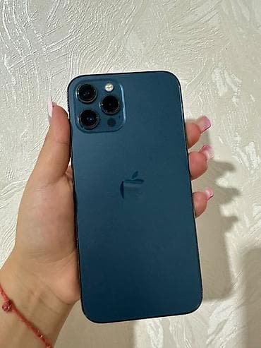 13 mini: IPhone 12 Pro Max, Б/у, 256 ГБ, Pacific Blue, 53 % — 2