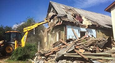 Демонтаж и снос зданий под ключ - Механизированный и ручной снос
