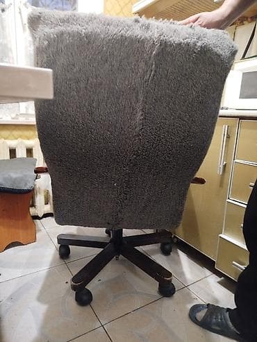 Офис креслолору: Офис креслолор, Дөңгөлөктүү, түсү - Боз, Өзү алып кетүү — 3