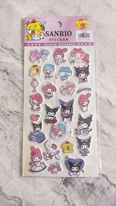 резка наклейки: Набор наклеек Sanrio - Тематика: популярные персонажи Sanrio — My — 1