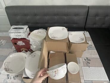 набор посуды мадонна цена: 112 предмет всего лишь 7000 сом В комплекте имеется 4 пловница 12 — 1