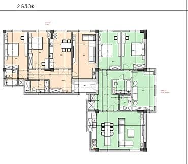 Продажа квартир: 3 комнаты, 143 м², Элитка, 1 этаж, Готовая ПСО (под самоотделку) — 2