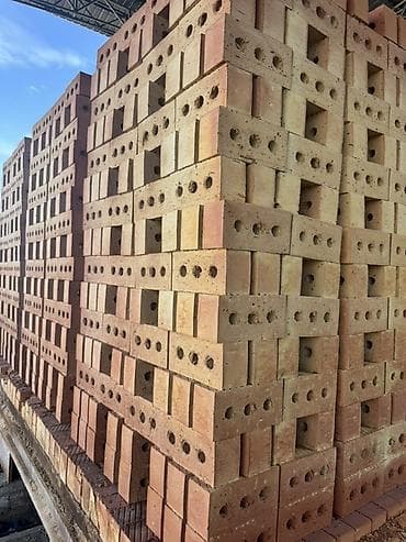 оптом алма: Керамикалык, Жылмакай, Тешиктүү кирпич, Бирдик, 250×120×65 — 1