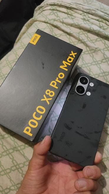 redmi 10 с: Poco X8 Pro Max, Колдонулган, 512 ГБ, түсү - Ак, 2 SIM — 2