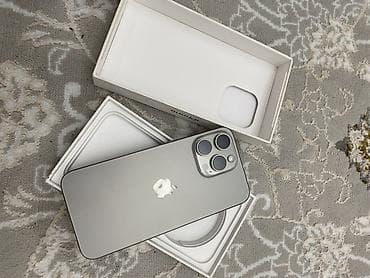 poco 4xpro: IPhone 15 Pro Max, 256 ГБ, Natural Titanium, Коробка, 85 % — 1