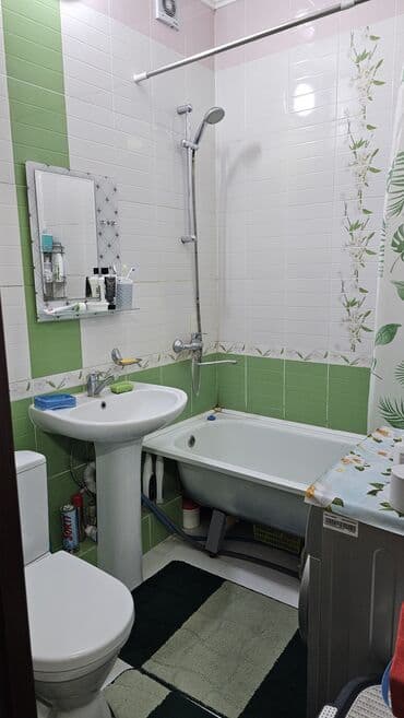 продажа квартир трёх комнатную тунгуч микрорайон 106 серия: 1 комната, 34 м², 106 серия, 7 этаж, Косметический ремонт — 5