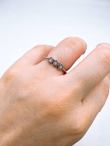 свадебное платья для беременных: Кольцо, Коктейльное, Проба 925, Женские, Фианит, Новый — 24