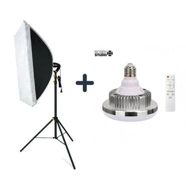 освещение для фото: Софтбокс "Linco Zenith" 50х70 (1шт)+ Умная лампа "BobbyStudio Light" — 1