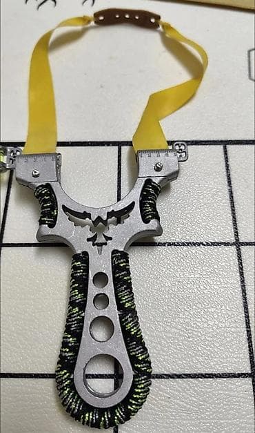 gestalt excalibur: Профессиональная рогатка с прицелом и плоскими тягами - Корпус из — 4