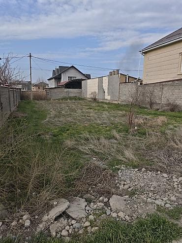 бишкек жер уй сатылат: 6 соток, Курулуш, Кызыл китеп — 8
