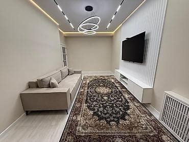 discovery studio: 3 комнаты, 102 м², Асанбай мкр Элитка, 12 этаж, Дизайнерский ремонт — 8