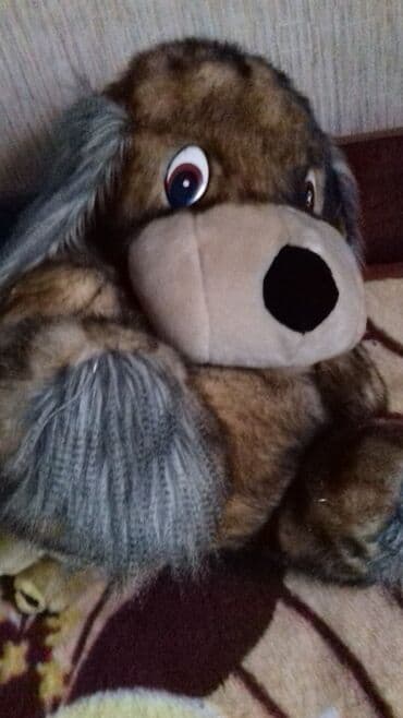 сколько стоит маленький робот: Мягкая игрушка "Моя верная собака" размер 70см Никто с ней не играл — 2