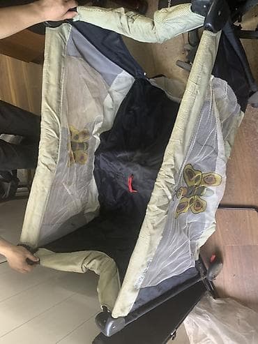 Детский мир: Прогулочная коляска BabyStone + детский манеж/кроватка Коляска: - — 10
