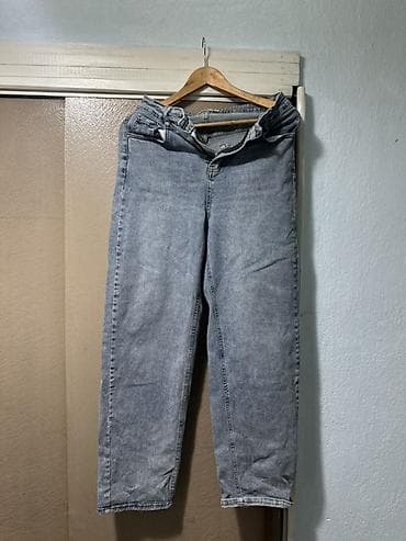 mind error jeans: Набор джинсов (3 пары), синие/голубые оттенки, варёный/acid wash. 3 — 10