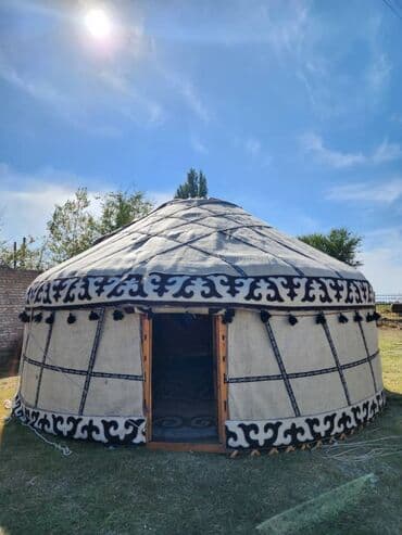 где можно купить палатку для отдыха: Аренда юрты, Каркас Деревянный, 85 баш, Казан, Посуда, Самовар — 7