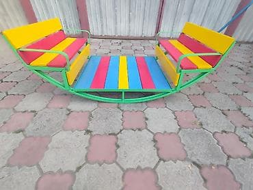 Лодка ⛵ качалка . Качалка для детей . Материал металл . Вместимость