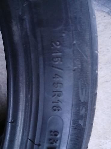 шины pirelli: Шины 215 / 45 / R 18, Лето, Б/у, Пара, Легковые, Michelin — 2