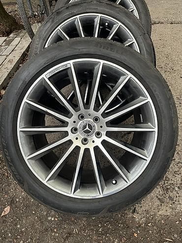 диски вольксваген: Литые Диски R 21 AMG, Комплект, отверстий - 5, Б/у — 9