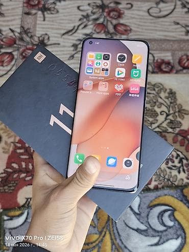 xiomi 15: Xiaomi, Mi 11 Ultra, Б/у, 256 ГБ, цвет - Черный, 1 SIM — 2