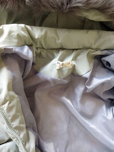 национальный пиджак: Зимняя куртка для девочек 9-11 лет. Фисташкового цвета в отличном — 3