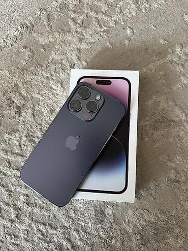oppo a55: IPhone 14 Pro, Б/у, 256 ГБ, Deep Purple, 80 % — 3