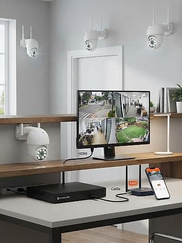 v tech: Комплект видеонаблюдения Wi‑Fi с поворотными камерами и NVR Состав и — 1