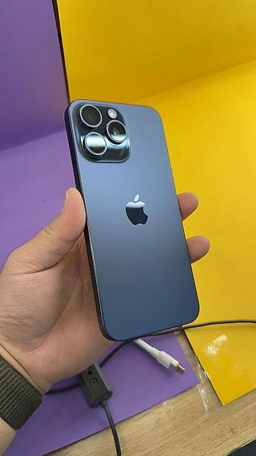 iphone в бишкеке: IPhone 15 Pro Max, Б/у, 512 ГБ, 96 % — 4