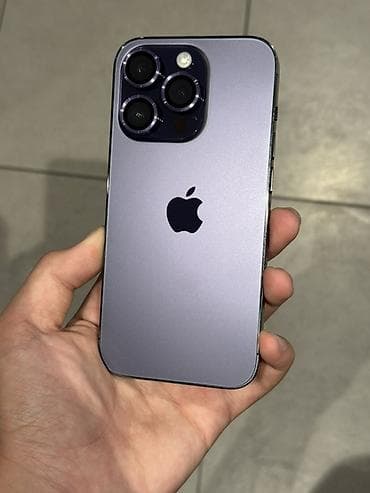 ридер: IPhone 14 Pro, Б/у, 128 ГБ, Deep Purple, 77 % — 2