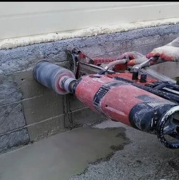 расценки на строительные работы в бишкеке 2023: Алмазное бурение отверстий в бетоне и кирпиче - Профессиональная — 2