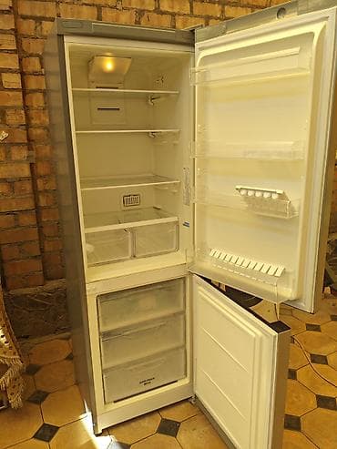 Техника и электроника: Холодильник Indesit, Б/у, Двухкамерный, 185 * — 4