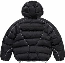 плащи от дождя: Пуховик, Короткая модель, Китай, С мехом, С капюшоном, Оверсайз, XL — 2