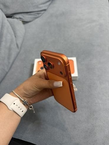 iphone cs max: IPhone 17 Pro, Б/у, 256 ГБ, Оранжевый, Коробка, 97 % — 8