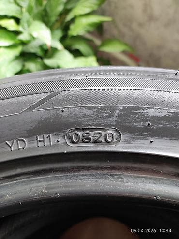 changan 2008: Шины 215 / 55 / R 17, Лето, Б/у, Комплект, Легковые, Корея, Hankook — 4