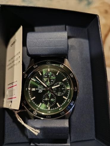 кассио: Casio Edifice (оригинал), новые. - Хронограф с точностью 1/10 сек. - — 1