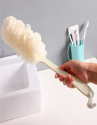 Массажная мочалка для тела с длинной ручкой ☆ длинная ручка