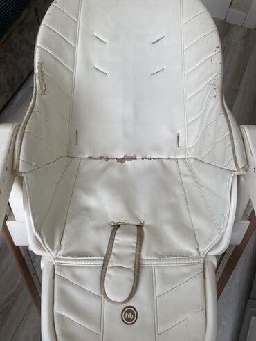 стульчик для кормления 3 в 1: Стульчик для кормления, Другой бренд, Пластик, Трансформер, цвет - Бежевый — 4