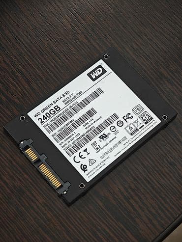 Техника жана электроника: WD Green SATA SSD 240GB (WDSS240G2G0A) — 2