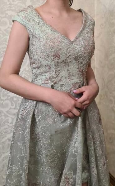 прокат карнавальных костюмов в бишкеке бишкек: Вечернее платье, Длинная модель, Без рукавов, S — 3