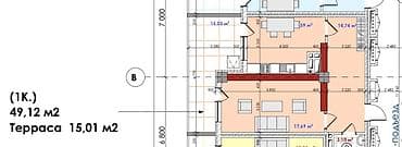 1 комната, 49 м², Асанбай мкр 2 этаж, ПСО (под самоотделку) at lalafo.kg 1 комната, 49 м², Асанбай мкр 2 этаж, ПСО (под самоотделку)