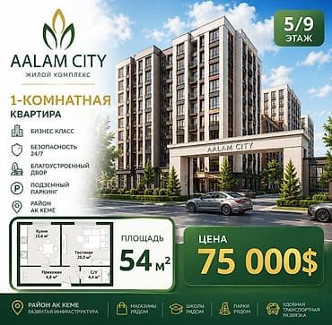 1 комната, 54 м², 106 серия улучшенная, 5 этаж, Евроремонт