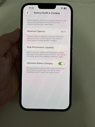 apl: IPhone 13 Pro Max, Б/у, 128 ГБ, Sierra Blue, Зарядное устройство, Кабель, Коробка, 85 % — 10