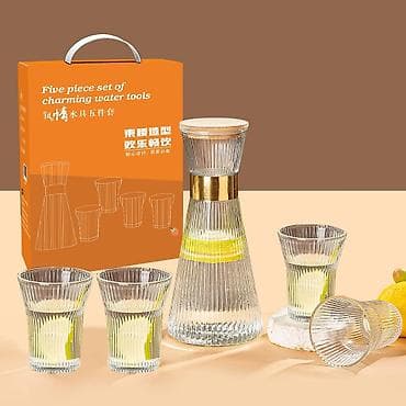 Кастрюли: Идеальный подарочный набор 🎁 Графин + 6 стаканов из качественного — 3