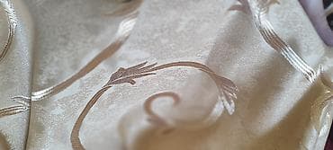 вешалки прищепки: Портьера жаккардовая с тесьмой под крючки - Материал: плотный — 1