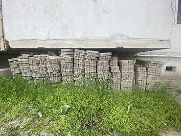 Тротуарная плитка, Другая модель, Бетонная, Для двора, Б/у — 2