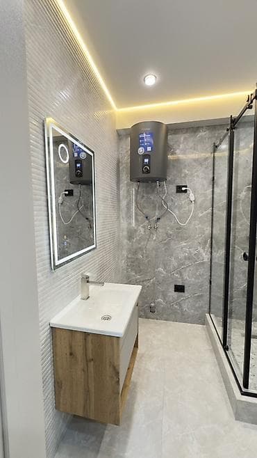 новостройка бишкек: 2 бөлмө, 52 м², Элитка, 3 кабат, Дизайнердик ремонт — 9