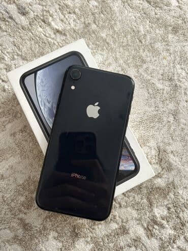 айфон чысы: IPhone Xr, 256 ГБ, Кара, Каптама, Куту, 75 % — 2