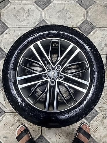 диски на хендай соната: Колеса в сборе 235 / 55 / R 17, Лето, Б/у, 1 шт, Легковые, Литые, отверстий - 5 — 3