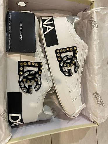 Мужская обувь: Кроссовки, 38.5, 39, Dolce & Gabbana, Новый, цвет - Белый, Самовывоз, Платная доставка — 6