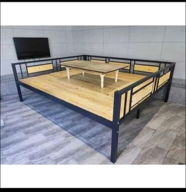 садовый стол и стулья: Тапчан 3 x 3 x 3 м, Металл — 24